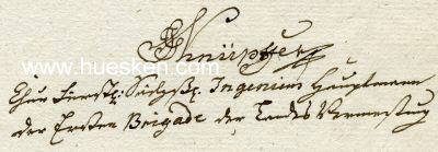 Photo 2 : LAGER GROSS HARTMANNSDORFF 1786. Handschriftliches...