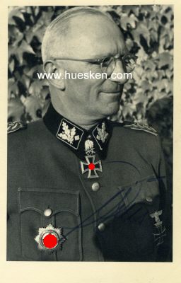 GILLE, Herbert. SS-Obergruppenführer und General der...