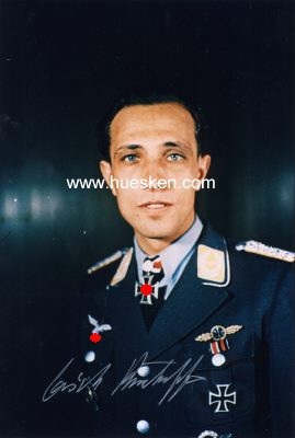 RUDORFFER, Erich. Major der Luftwaffe, Jagdflieger im...