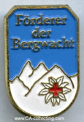ABZEICHEN 'Förderer der Bergwacht', 24mm