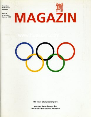 AUSSTELLUNGSKATALOG '100 Jahre Olympische Spiele' aus den...