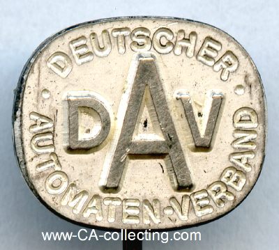 DEUTSCHER AUTOMATEN-VERBAND (DAV). Silberne Ehrennadel....
