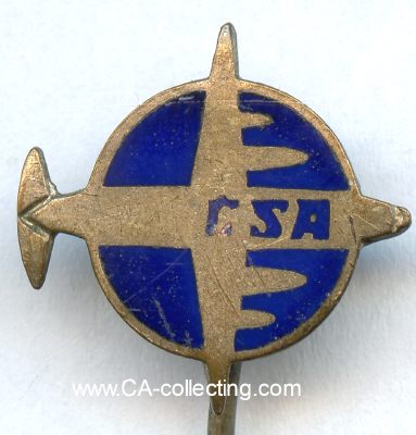 CZECH AIRLINES (CSA). Firmenabzeichen 1950er-Jahre....