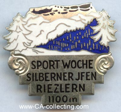 RIEZLERN. Abzeichen 'Sportwoche - Silberner Ifen -...