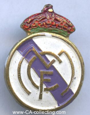 REAL MADRID (Spanien). Vereinsabzeichen 1950er-Jahre....