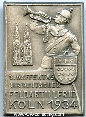ABZEICHEN zum 3. Waffentag der Deutschen Feldartillerie...