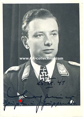 CARGANICO, Horst. Major der Luftwaffe, Jagdflieger im...