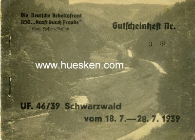 KDF-GUTSCHEINHEFT Gau Hessen-Nassau zur Urlauberfahrt...