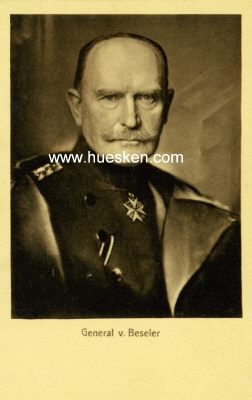 PHOTO-PORTRÄTPOSTKARTE General von Beseler....