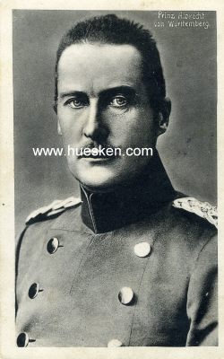 PHOTOPOSTKARTE Prinz Albrecht von Württemberg