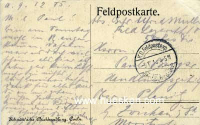 Photo 2 : POSTKARTE BETHENIVILLE. (Feldbäckerei). 1915 als...