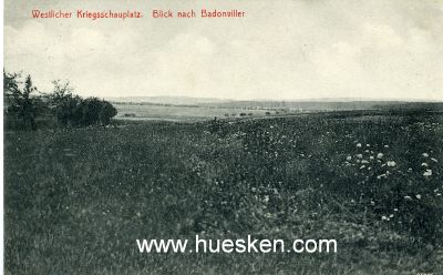 POSTKARTE BADONVILLER. 'Blick nach Badonviller'. 1915 als...