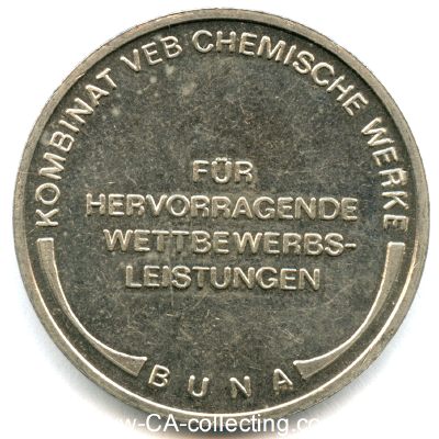 Foto 2 : VEB CHEMISCHE WERKE BUNA SCHKOPAU. Medaille 'Für...