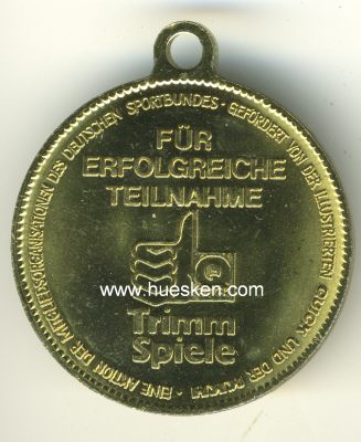 DEUTSCHER SPORTBUND. Tragbare Medaille 'Für...