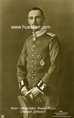 SANKE-PORTRÄT-POSTKARTE 'Leutnant Höhndorf'.