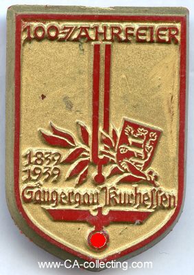 ABZEICHEN zur 100-Jahrfeier 1839-1939 des Sängergau...