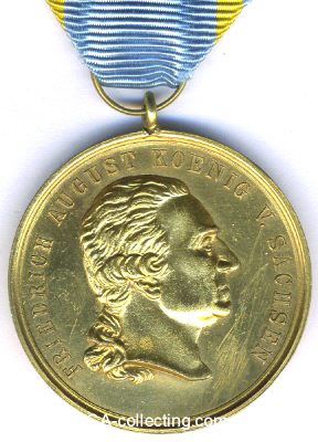 MILITÄR-ST.HEINRICH-ORDEN. Goldene Medaille des...