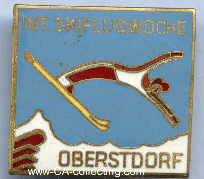 OBERSTDORF. Abzeichen zur Internationalen Skiflugwoche in...