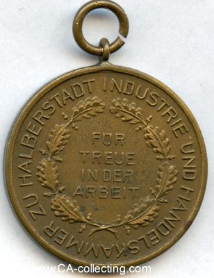 Photo 2 : HALBERSTADT. Medaille für Treue in der Arbeit der...