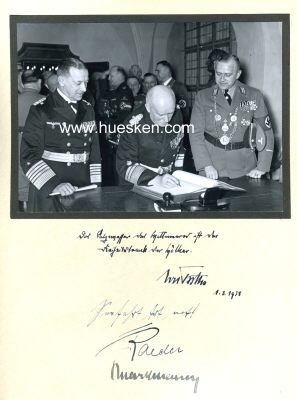 RAEDER, Erich Dr.h.c. Großadmiral und...