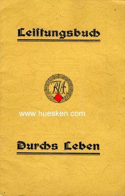 LEISTUNGSBUCH zum Reichsjugendsportabzeichen, ausgestellt...