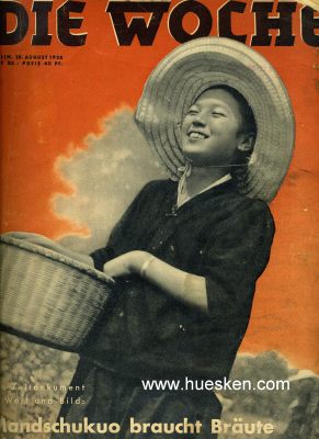 Foto 5 : DIE WOCHE. (Familienillustrierte).<br>Jahrgang 1935:...