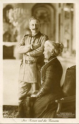 PHOTO-POSTKARTE Der Kaiser und die Kaiserin