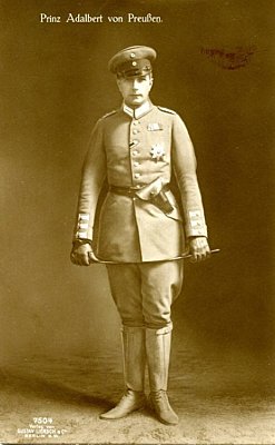 PHOTO-POSTKARTE Prinz Adalbert von Preußen