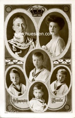 PHOTO-POSTKARTE Die kronprinzliche Familie