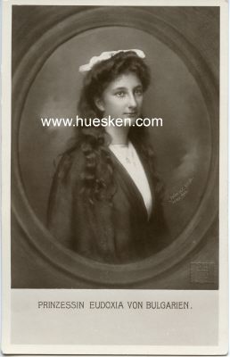 PHOTO-POSTKARTE Prinzessin Eudoxia von Bulgarien