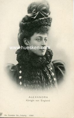 PHOTO-POSTKARTE Alexandra, Königin von England