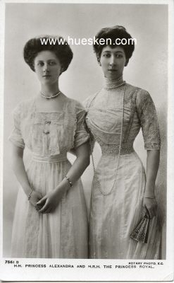 PHOTO-POSTKARTE H.H. Princess Alexandra and H.R.H. The...