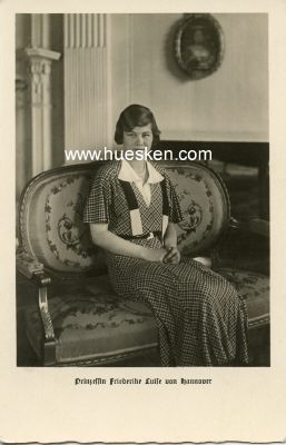 PHOTO-POSTKARTE Prinzessin Friederike Luise von Hannover