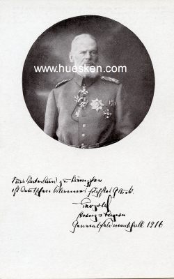 PHOTO-POSTKARTE Prinz Leopold von Bayern