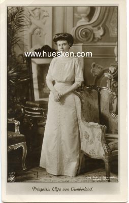PHOTO-POSTKARTE Prinzessin Olga von Cumberland