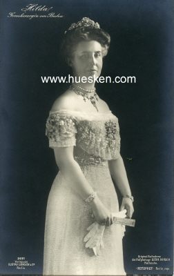 PHOTO-POSTKARTE Hilda, Grossherzogin von Baden