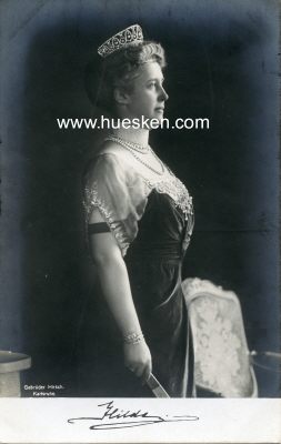PHOTO-POSTKARTE Hilda, Großherzogin von Baden