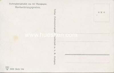 Photo 2 : FARB-POSTKARTE 'Farbenfotographie aus der Champagne:...
