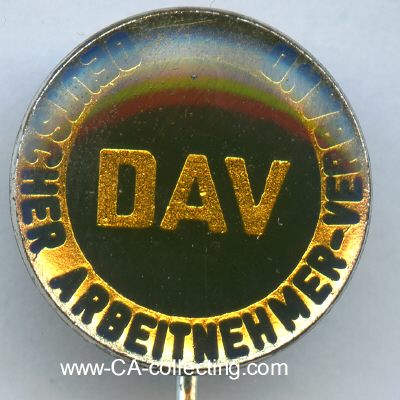 DEUTSCHER ARBEITNEHMER VERBAND (DAV) Mitgliedsabzeichen....