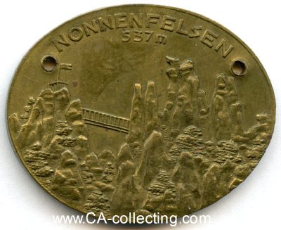 Photo 2 : JONSDORF. Ovale Bronzemedaille um 1939. 33x41mm