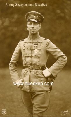 PHOTO-POSTKARTE Prinz Joachim von Preussen