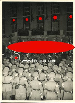 HOFFMANN-PHOTO 11x8cm vom Reichsparteitag 1936: Adolf...