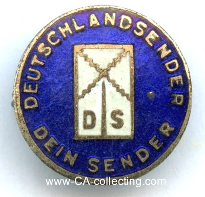 DEUTSCHLANDSENDER (DS). Abzeichen um 1960....