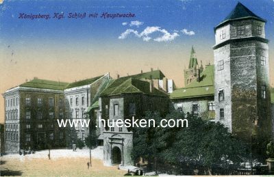 KÖNIGSBERG (KALININGRAD). Farb-Postkarte um 1900...