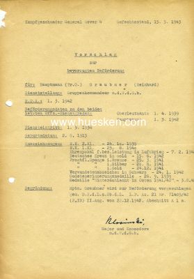 Foto 2 : KLOSINSKI, Werner. Oberstleutnant der Luftwaffe,...