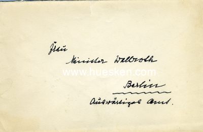 Photo 3 : RAUSCHER, Ulrich. Deutscher Diplomat und Journalist, 1919...