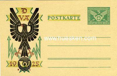 GANZSACHE-POSTKARTE 1925 Sonderkarte für die...