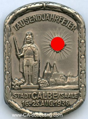 ABZEICHEN 'Tausendjahrfeier Stadt Calbe/Saale 16.-23....