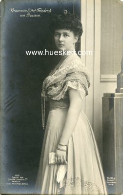 PHOTO-POSTKARTE Prinzessin Eitel-Friedrich von Preussen