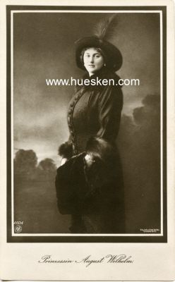 PHOTO-POSTKARTE Prinzessin August Wilhelm